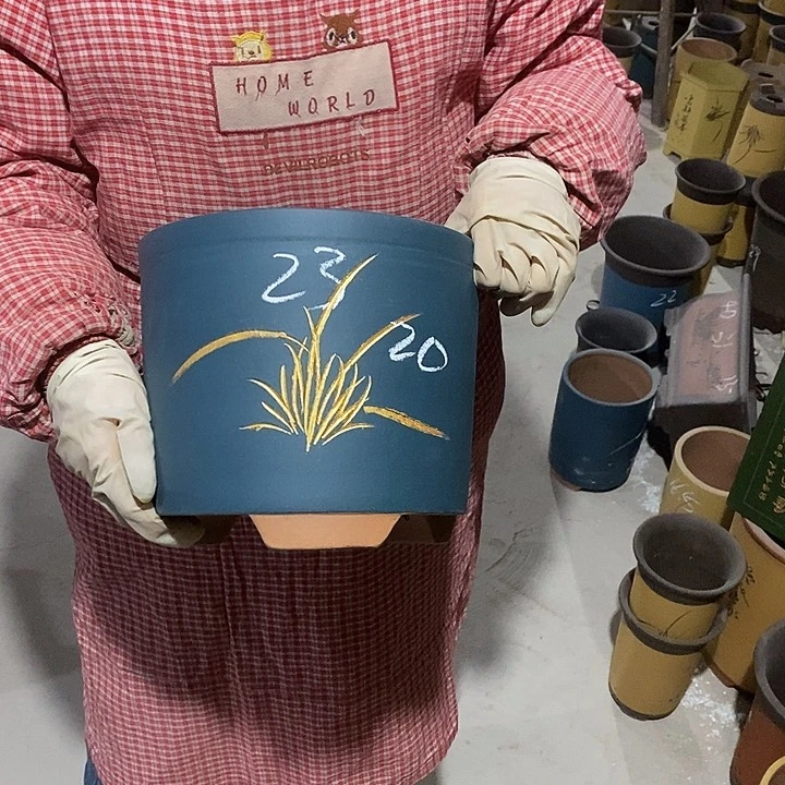 紫砂花盆紫砂花盆