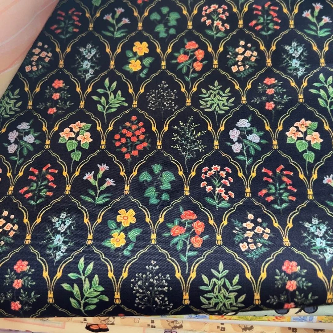 棉0.8米价纯棉细帆布1.5米宽果子块