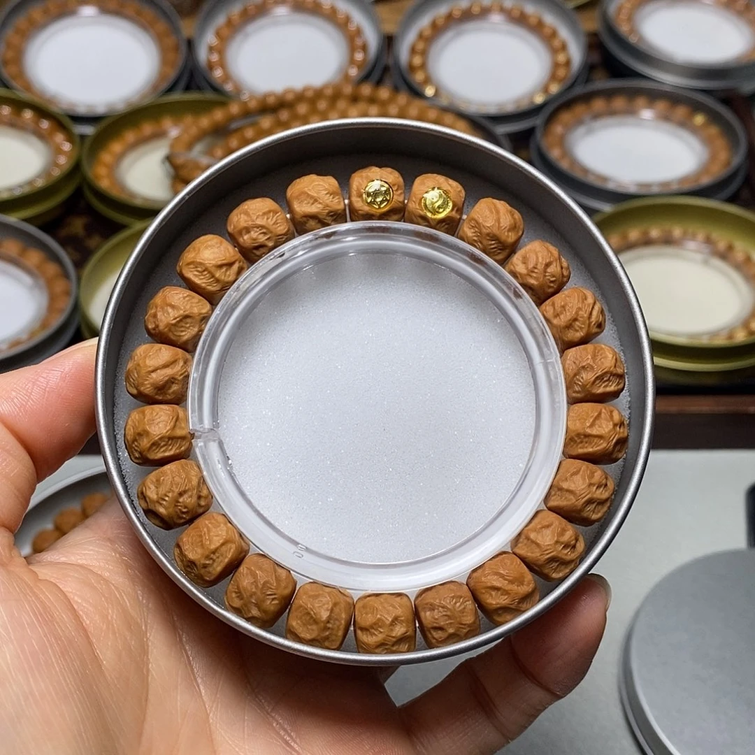 猴头核桃手串334号10-11左右18K双标观山无相全品