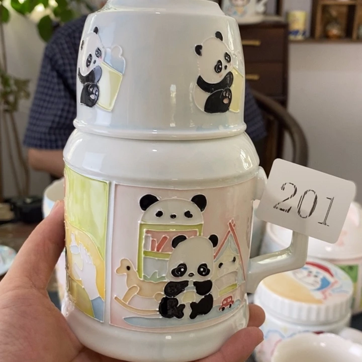 瓷片景德镇釉下彩手绘