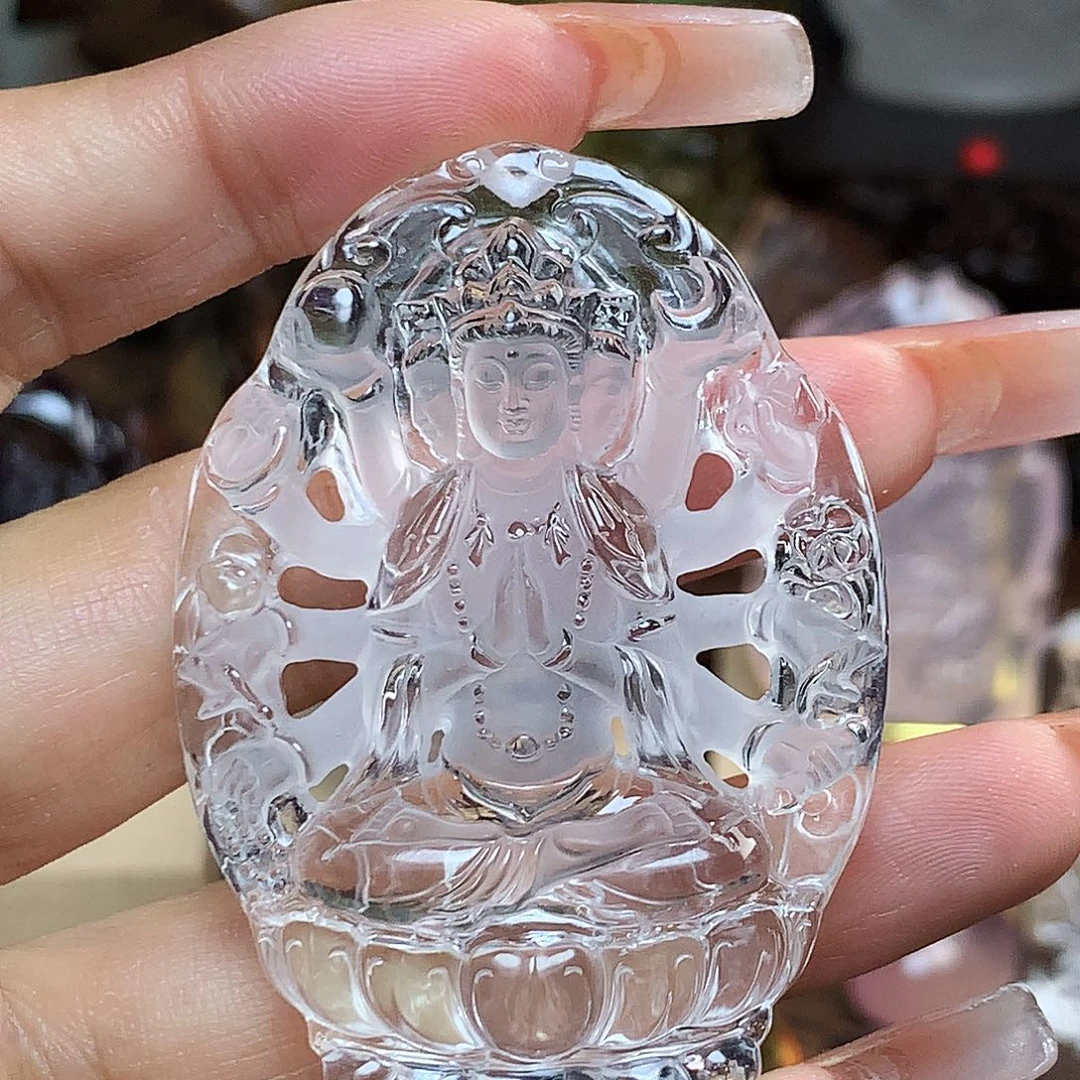 未***）水晶未镶嵌颈饰天然