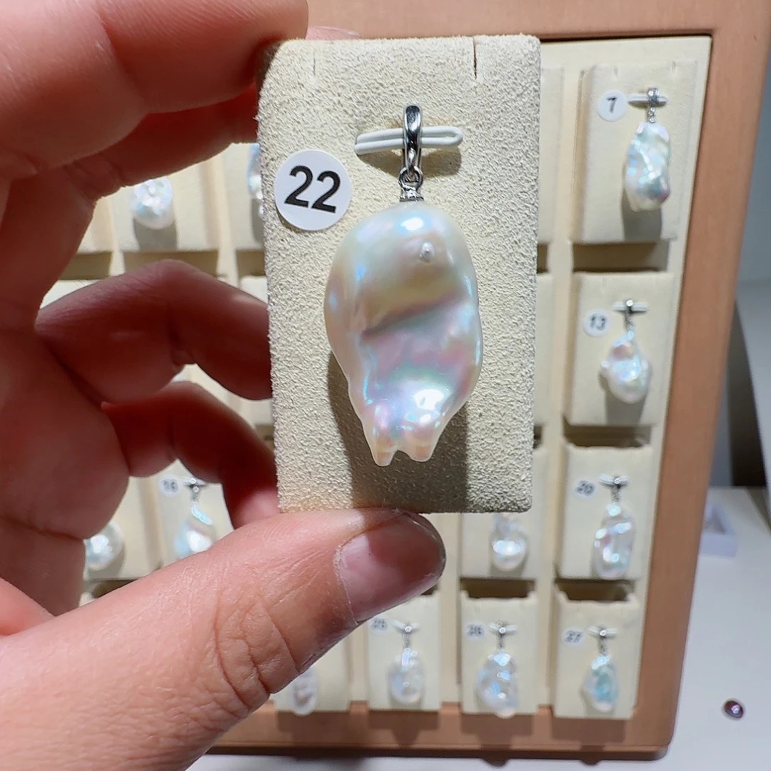 颈饰合金淡水珍珠