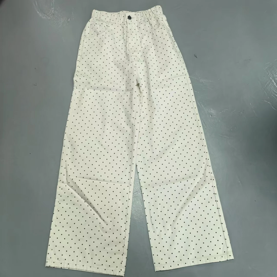 【南油玲姐】白色波点休闲裤99037