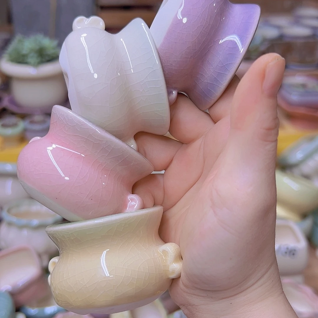 陶瓷花盆当场满12包邮