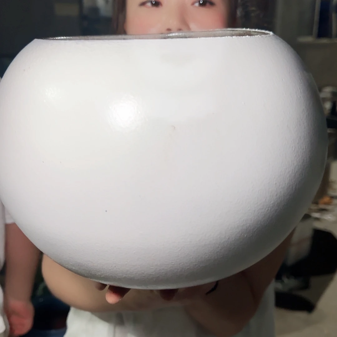 紫砂花盆高20口20