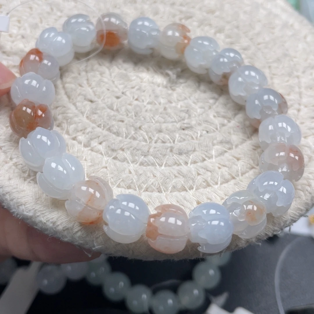 翡翠未镶嵌手链天然A货缅甸翡翠10.2