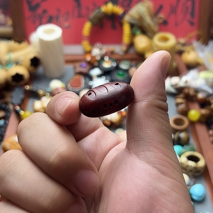 非金属精品紫檀面包猪鼻孔