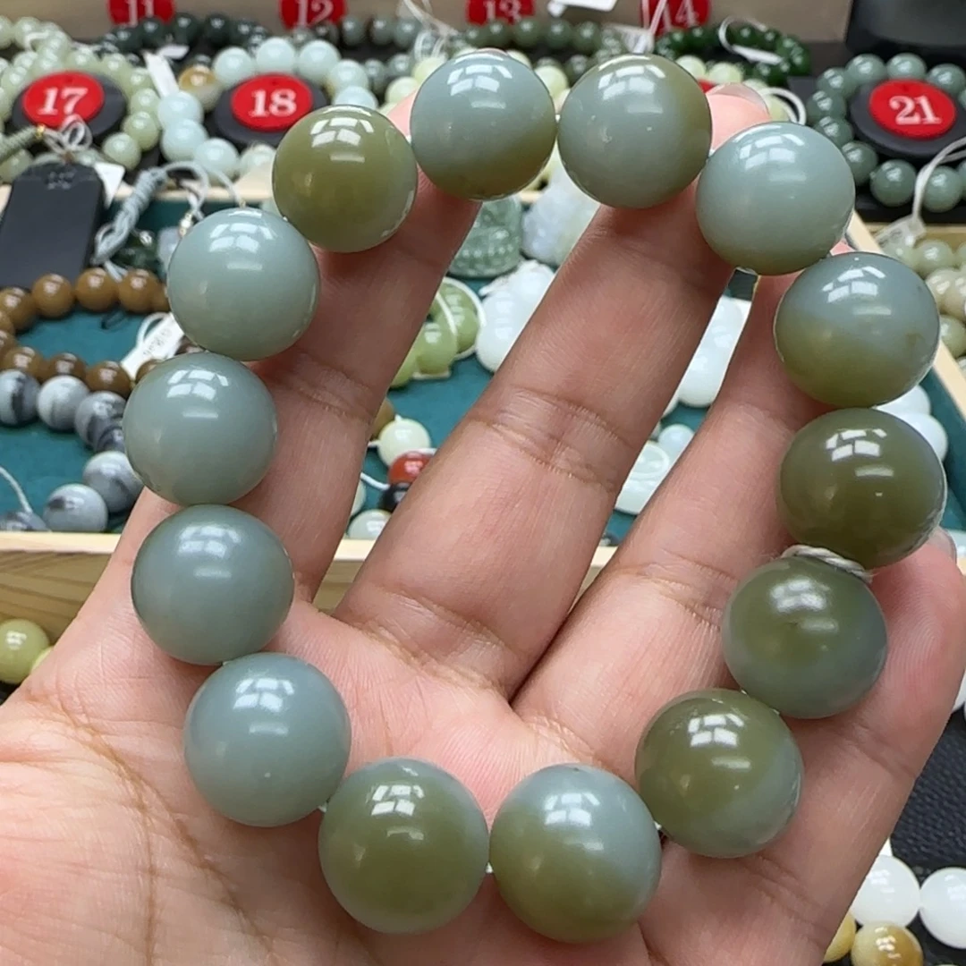 风***人和田玉未镶嵌手链16