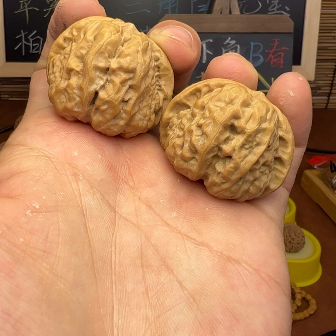 桃核吊坠39全品蛤蟆头两面深开背两面浅开