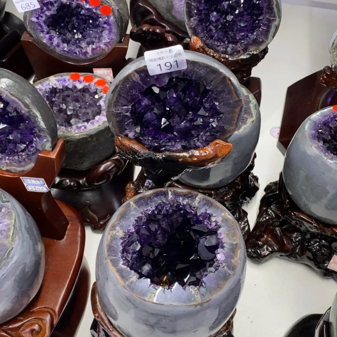 大型摆件（非配饰）紫晶未镶嵌莹