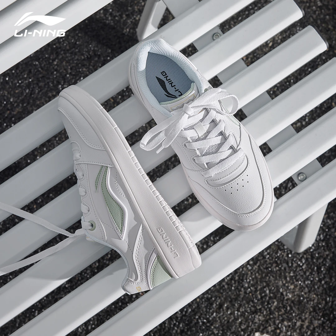 李宁女鞋元宝v3板鞋2025夏季新款轻便百搭透气软底学生休闲鞋子女