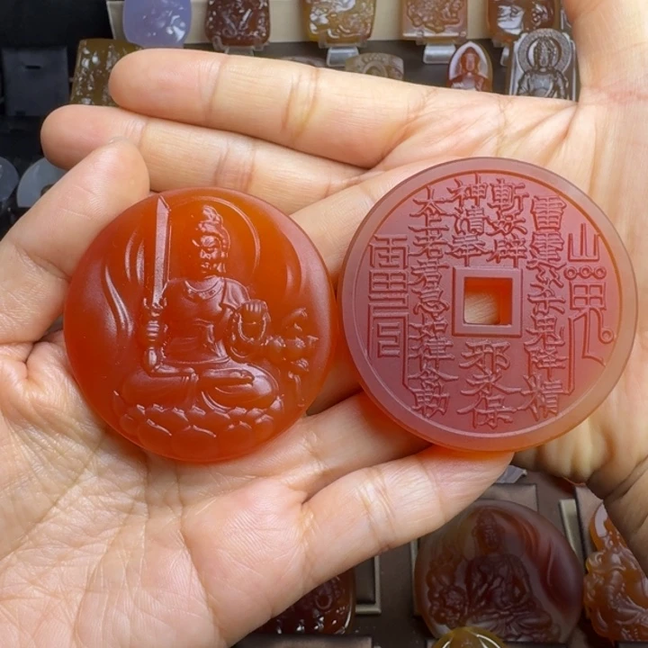 相***转玛瑙/玉髓未镶嵌颈饰