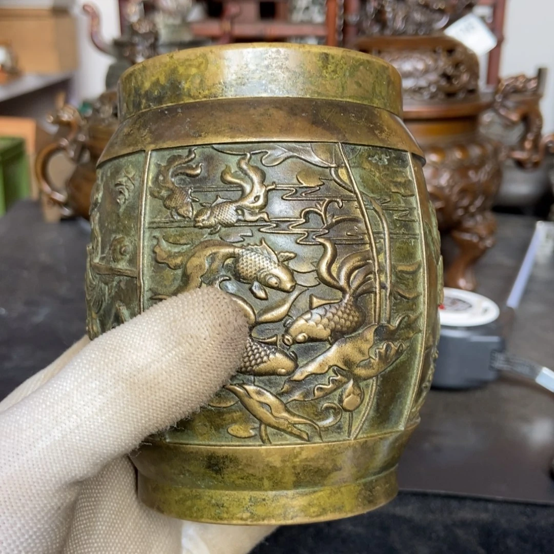 铜器工艺品摆件香炉摆件