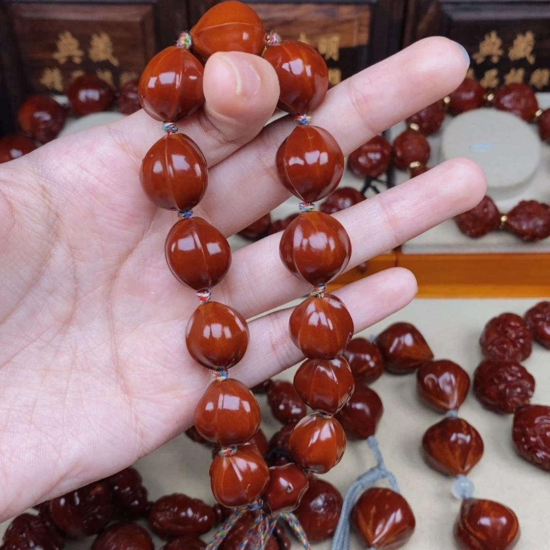 橄榄核手串/手链N****k鲨鱼贝