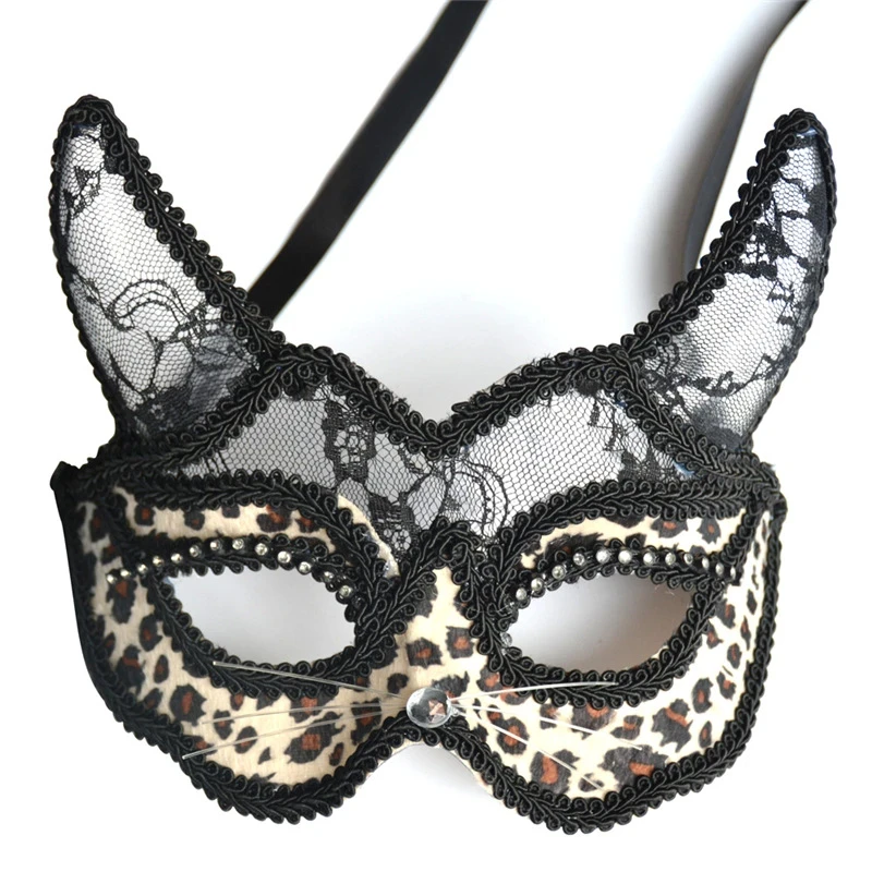 女生2024新款007遮脸面具镂空钩花遮面面具