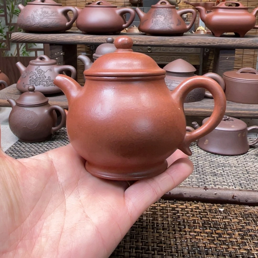 紫砂茶壶宜兴原矿紫砂手工制140