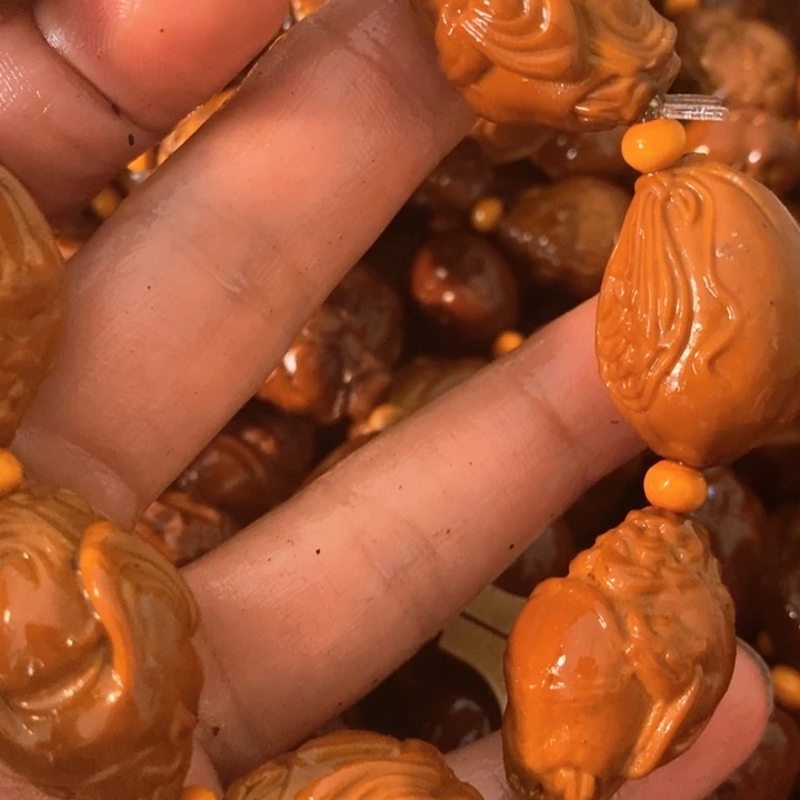 橄榄核手串/手链飓*橄榄钟馗