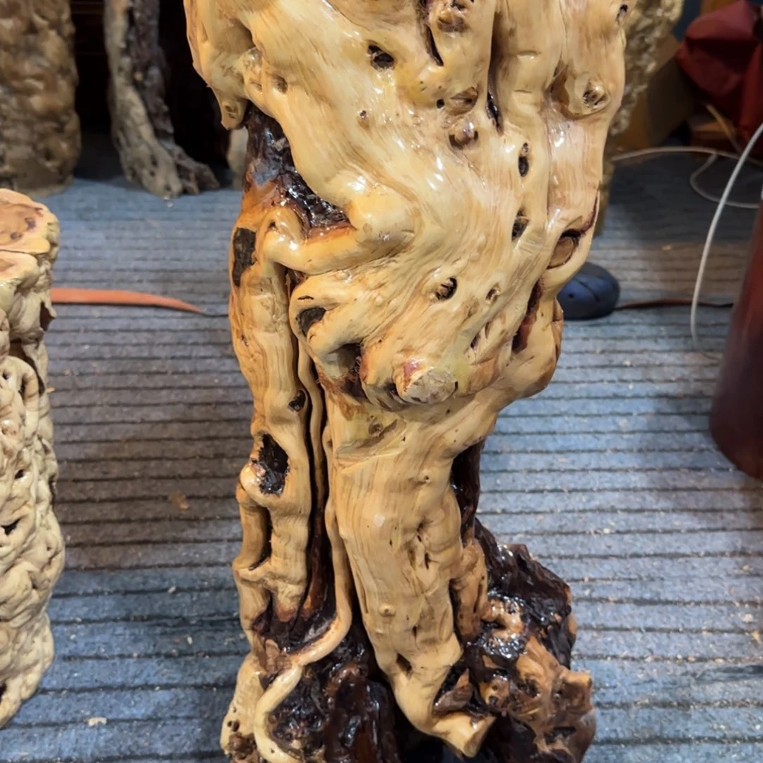 用***5龙纹鸡心枣木手工艺品