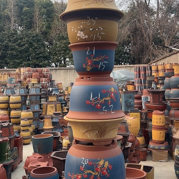 陶瓷紫砂花盆是指利用