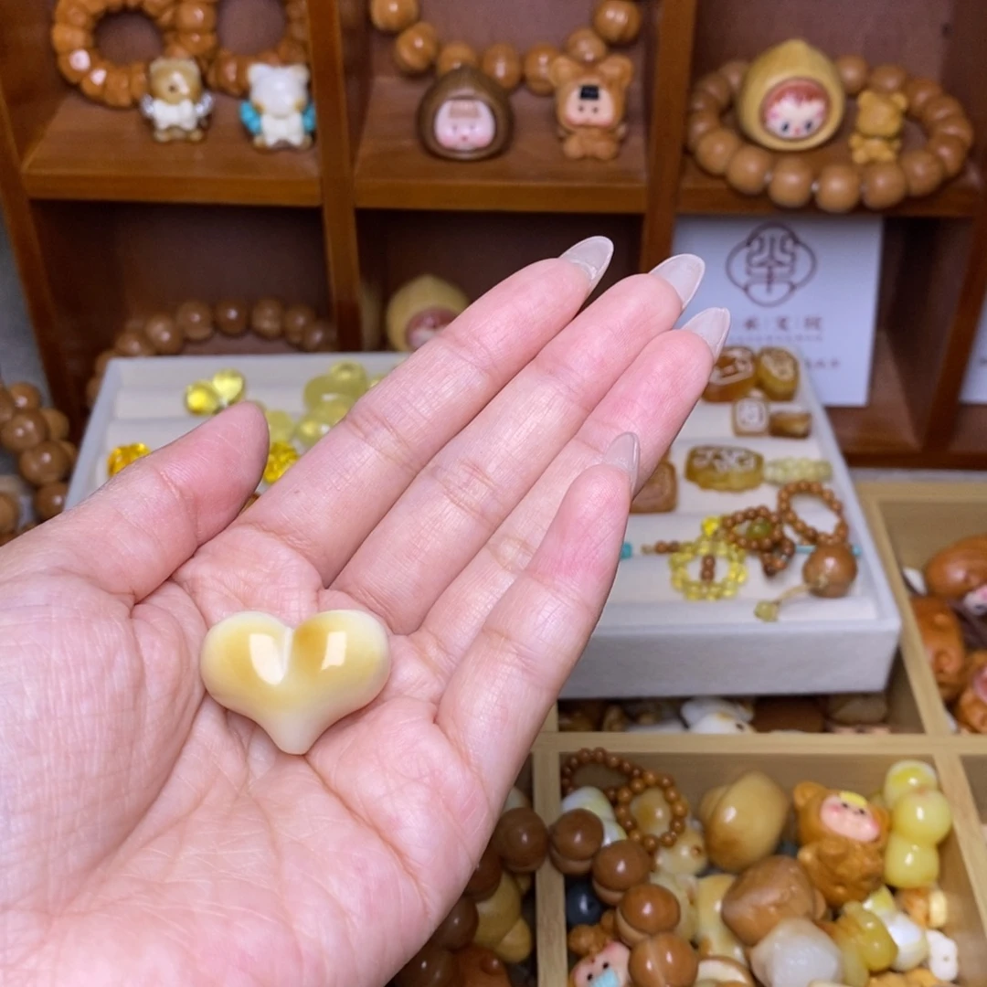 ✐***喵吊坠猴头核桃炭烤爱心