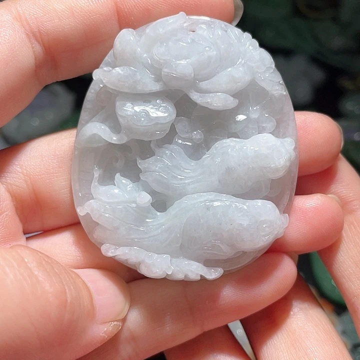 颈饰未镶嵌翡翠天