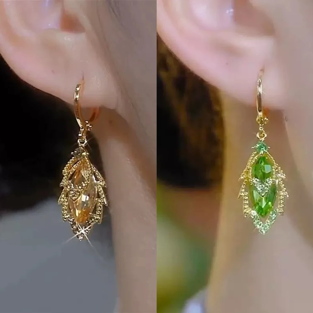 铜合金合成锆石耳饰 日韩耳环百搭轻奢时尚小众珠宝耳饰耳扣101