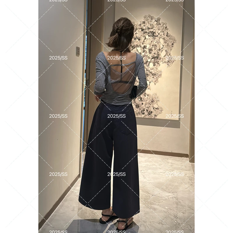 【娇娇私服定制】新款上新休闲阔腿八分裤（裤长80）22105#