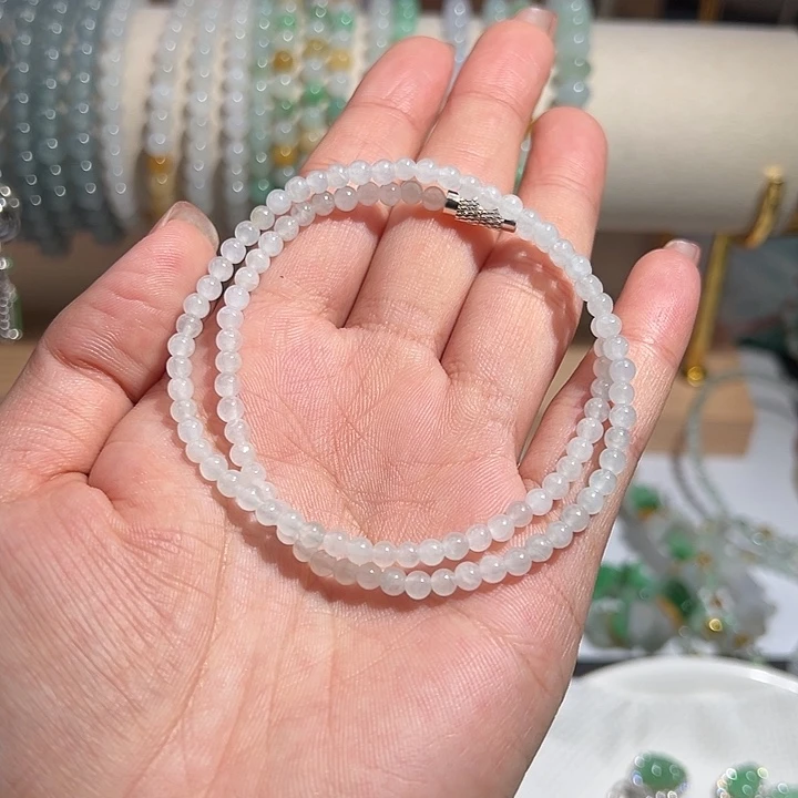 翡翠未镶嵌手链翡翠材质