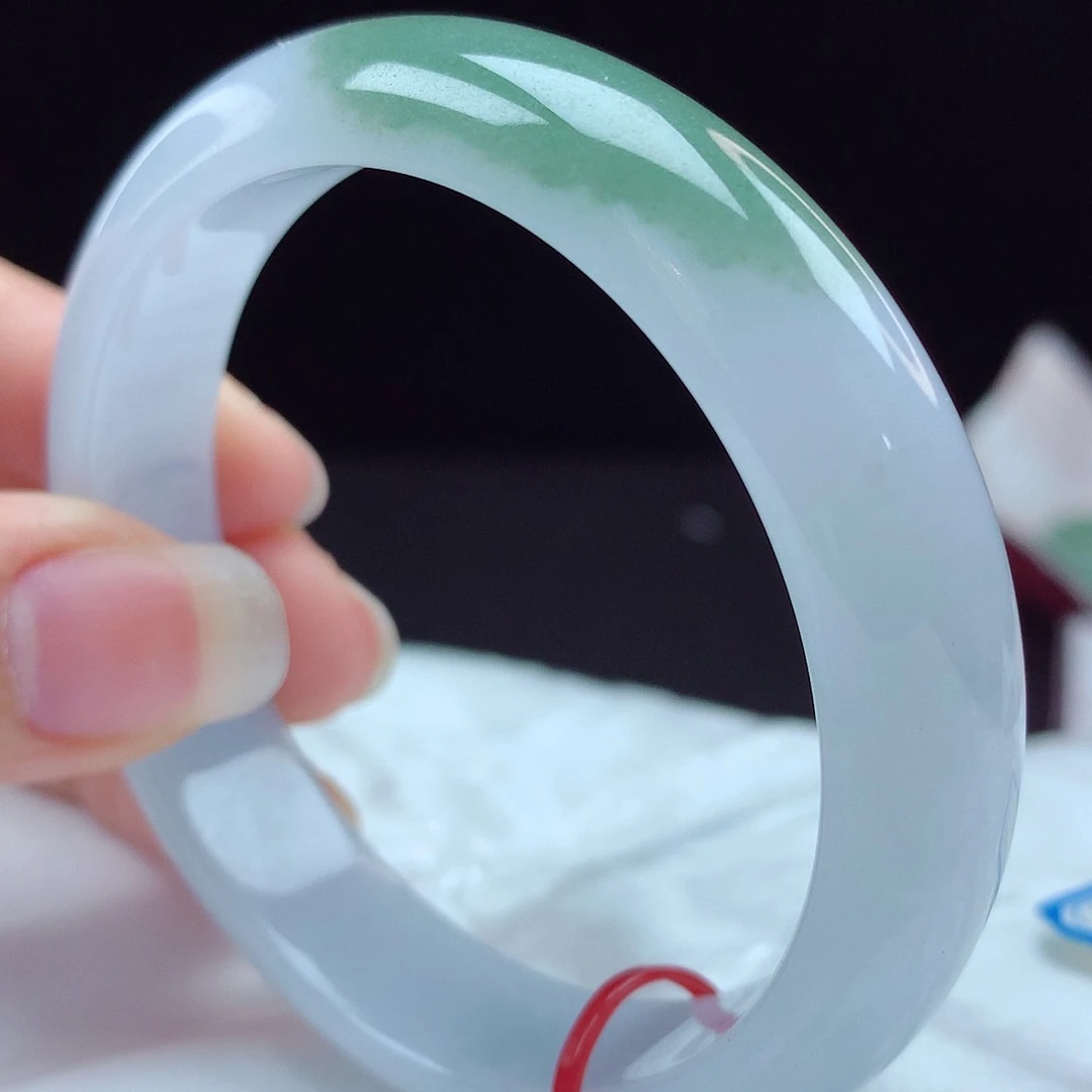 未镶嵌手镯翡翠田23175，