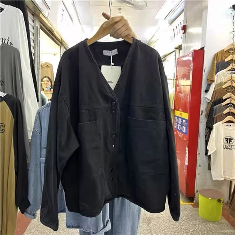 014-宽松休闲长袖外套