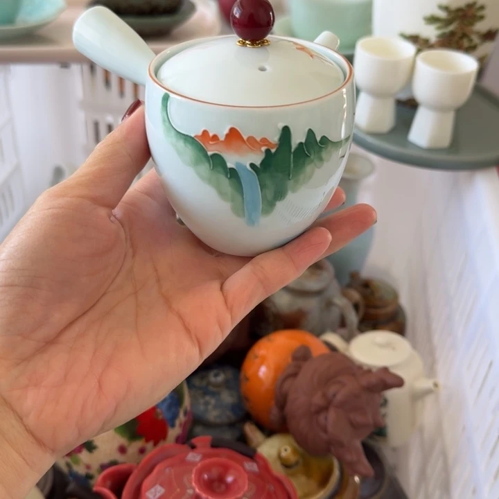 微瑕陶瓷茶具茶杯茶壶