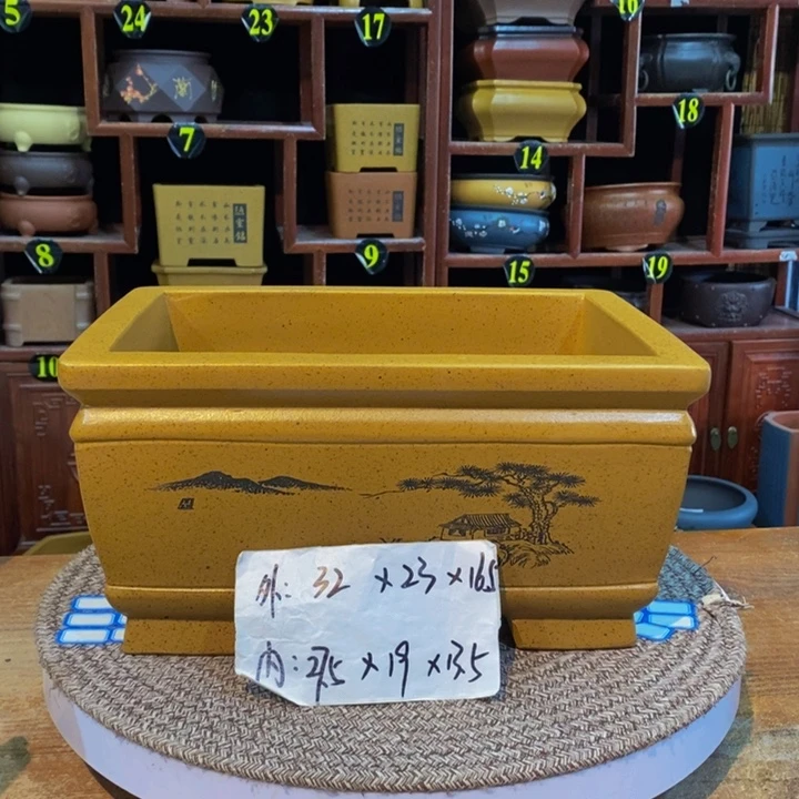紫砂花盆紫砂花盆