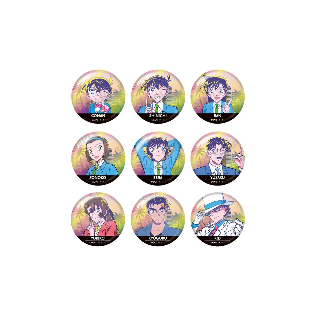 【日谷拆盒】名侦探柯南城市霓虹吧唧二弹徽章盲盒[代拆]