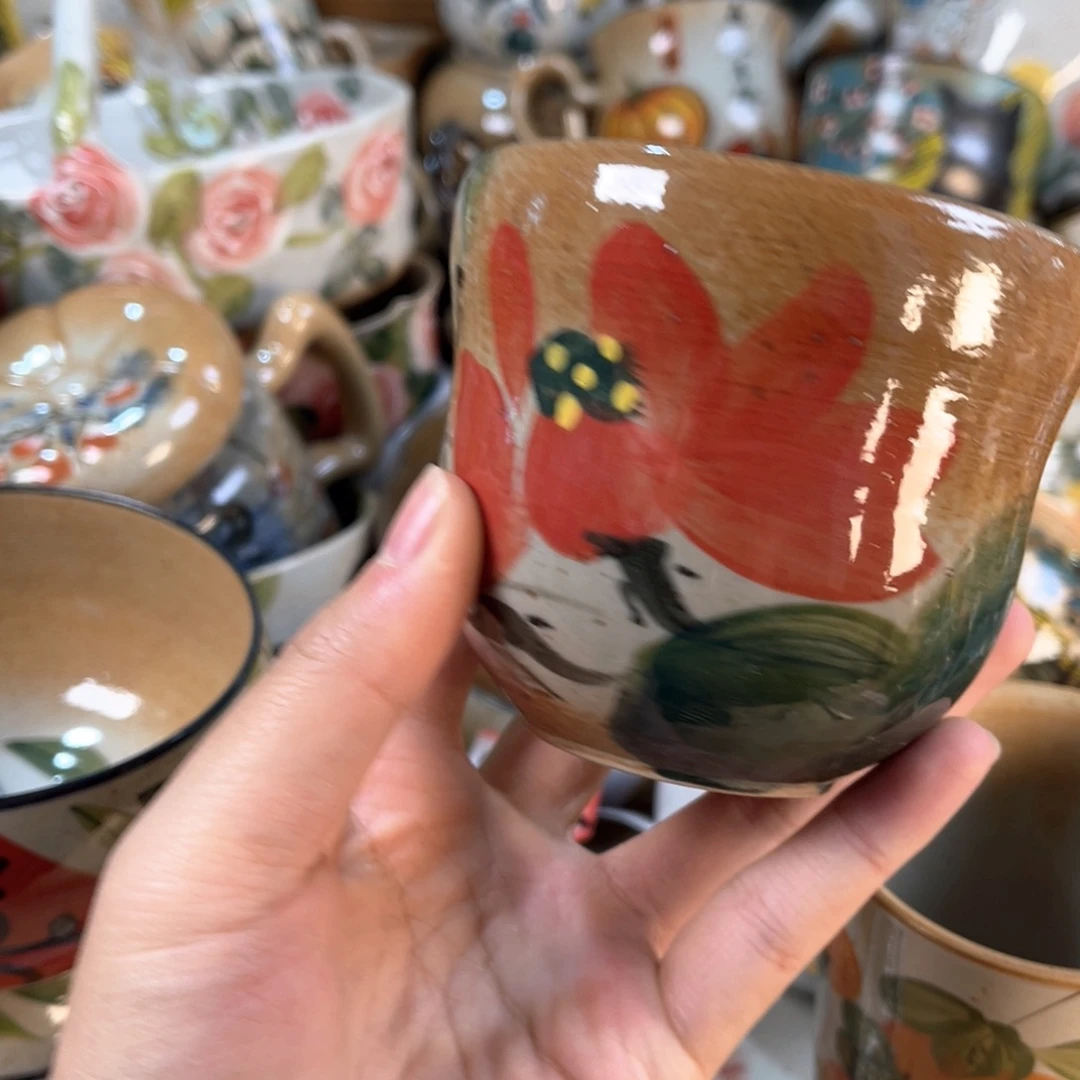 景德镇手工手绘杯