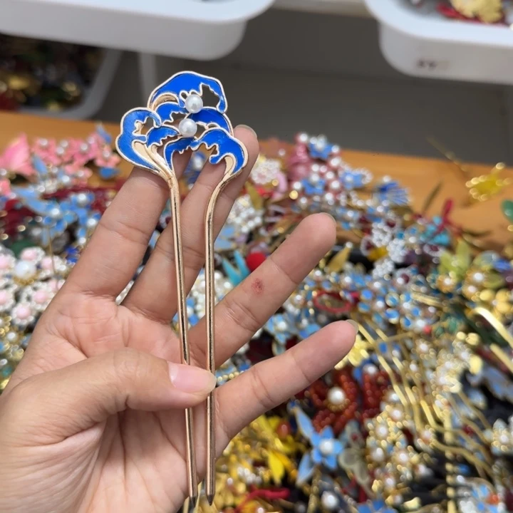 醋酸铁合金鹅毛仿点翠