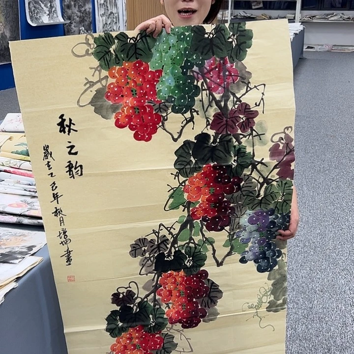 国画纯手绘字画教程分享