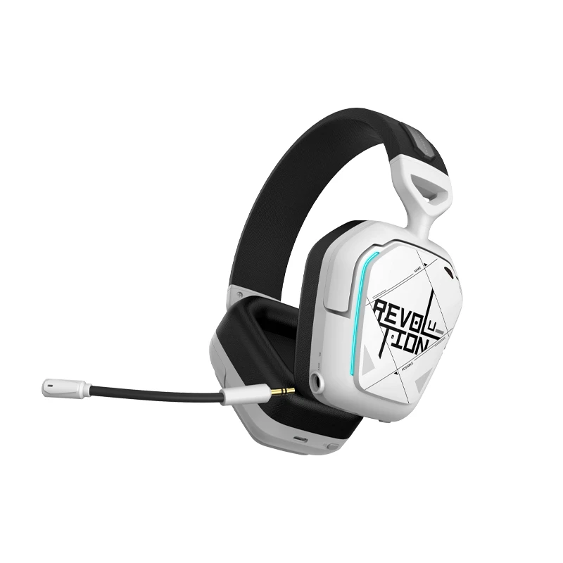 雷神影翼无线三模头戴式电竞游戏耳机HL505 ANC降噪带麦长续航RGB