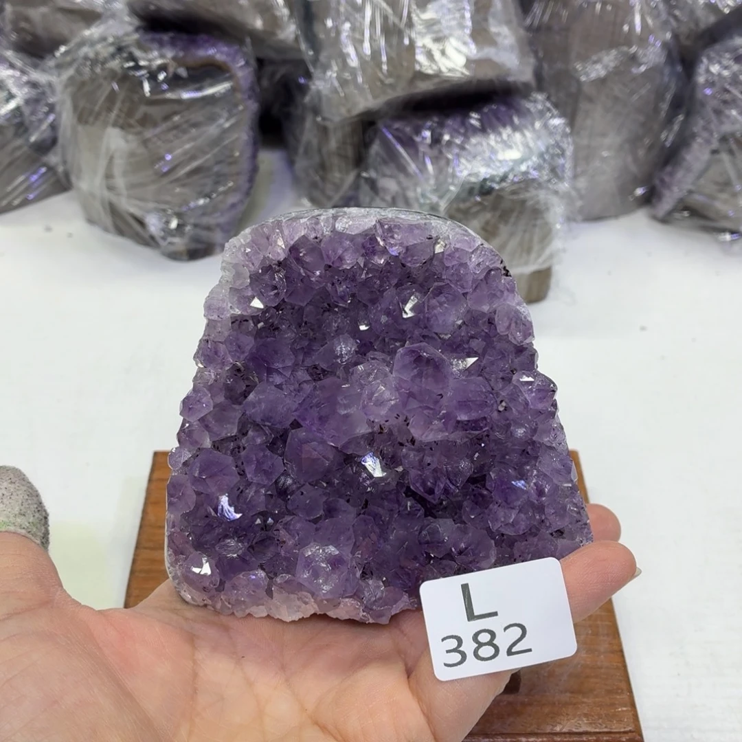 水晶摆件未镶嵌天然紫水晶