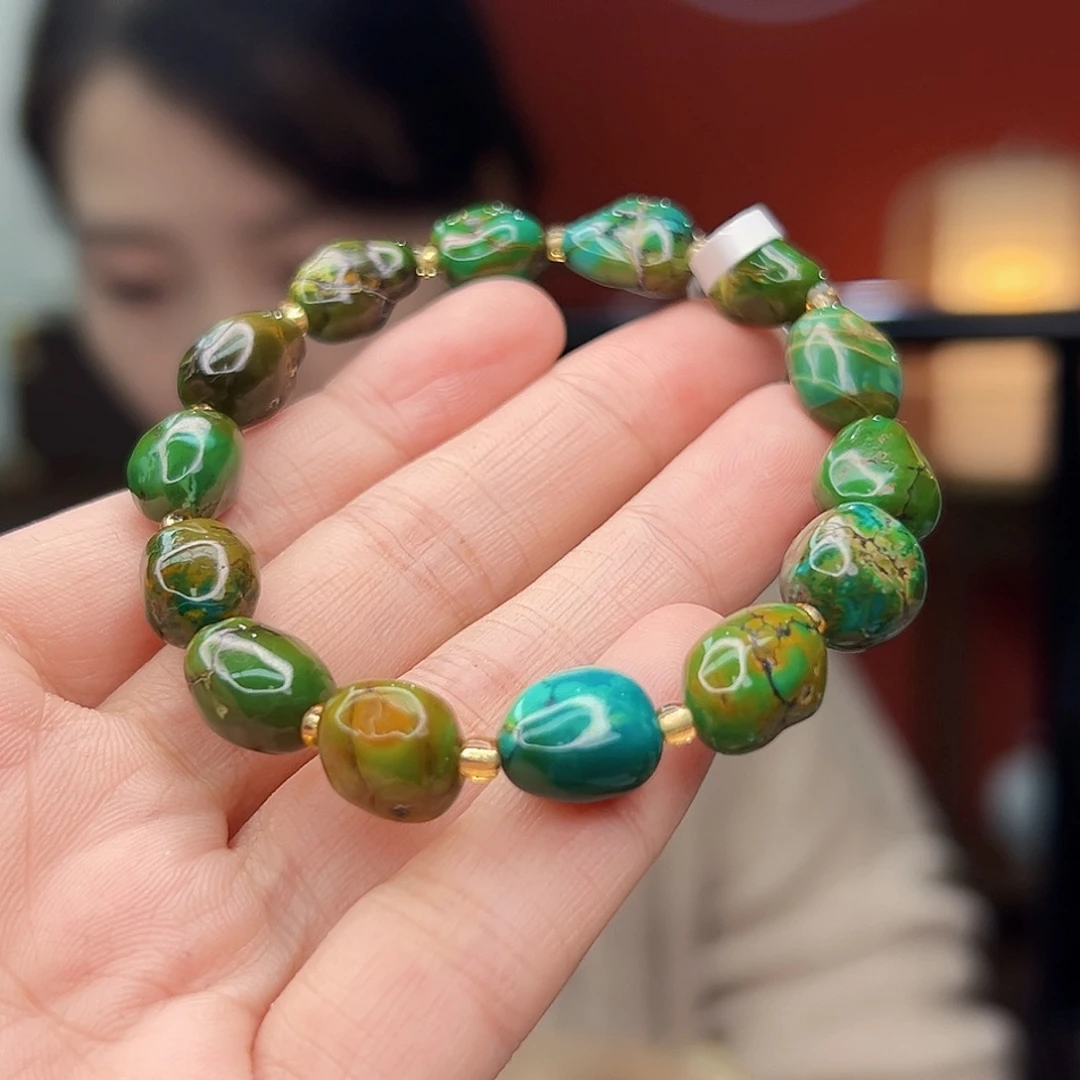 未镶嵌绿松石珠宝奇石