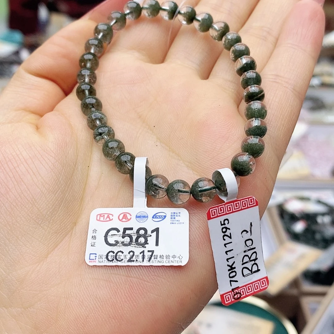 水晶手链未镶嵌G581顶好聚宝盆6.4m
