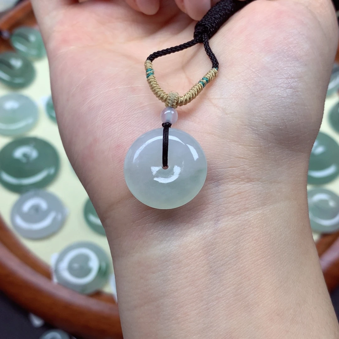 翡翠未镶嵌颈饰吊坠19/5.6mm