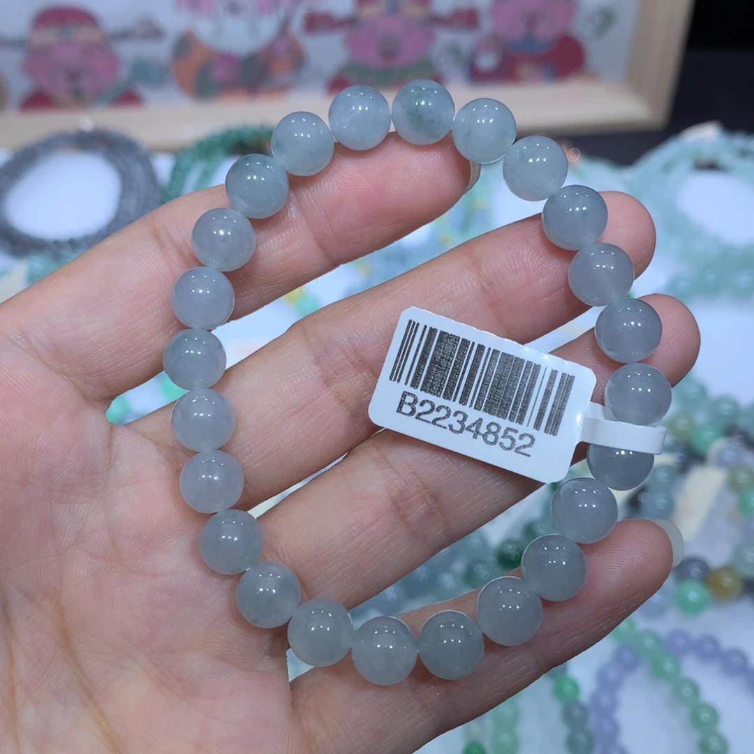 翡翠未镶嵌手链天然