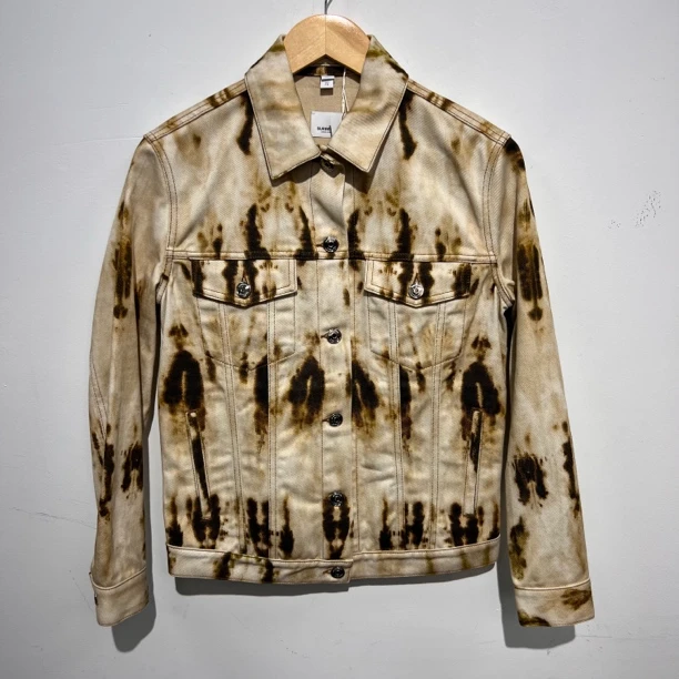 99新 BURBERRY/博柏利 99新巴宝莉扎染牛仔外套 尺码:34