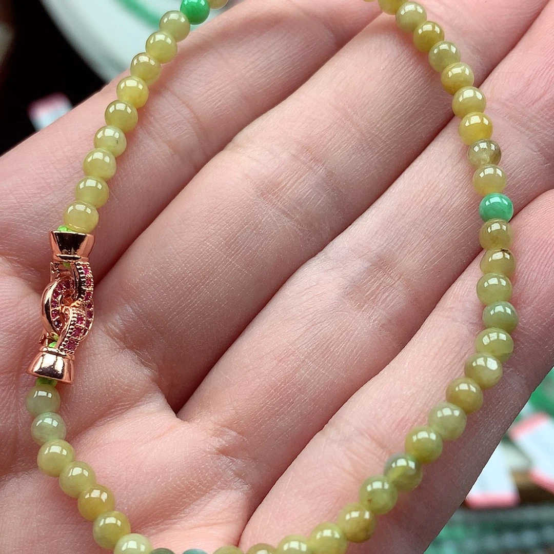 翡翠未镶嵌手链翡翠