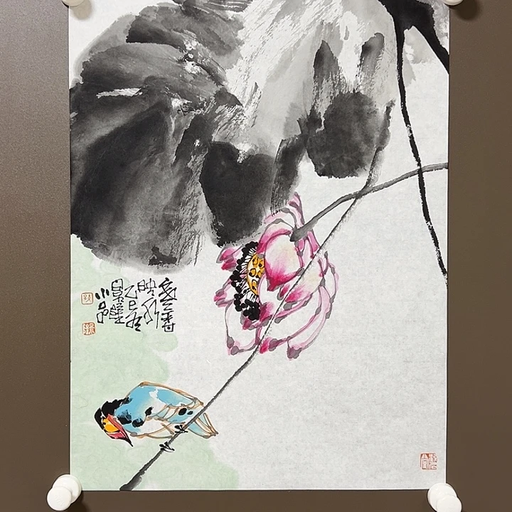 国画孙景隆  手绘原创