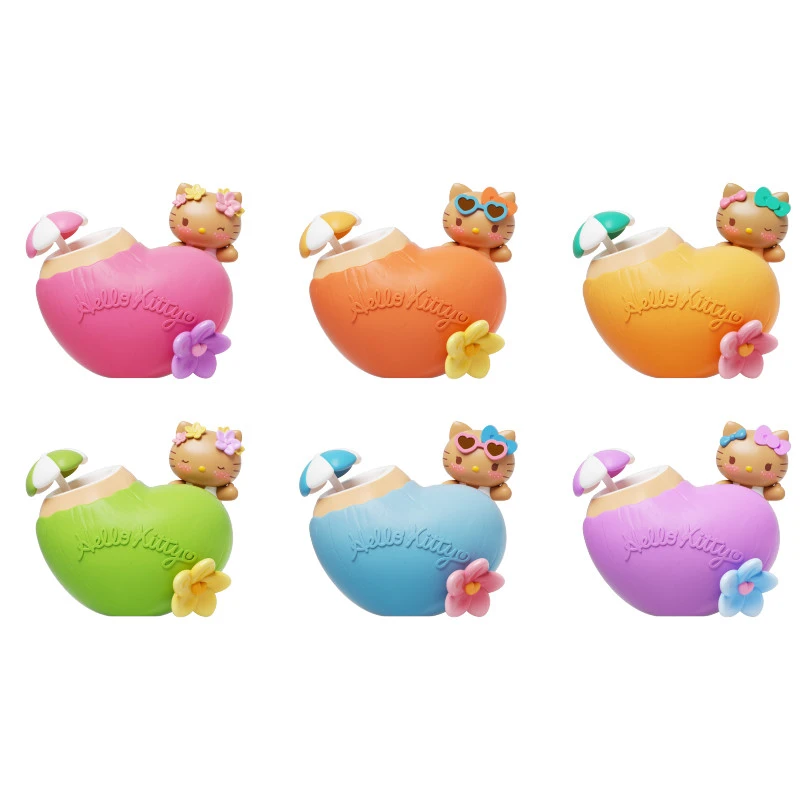 TOP TOY Hello Kitty去海边吧系列光动乐盲盒玩具生日礼物
