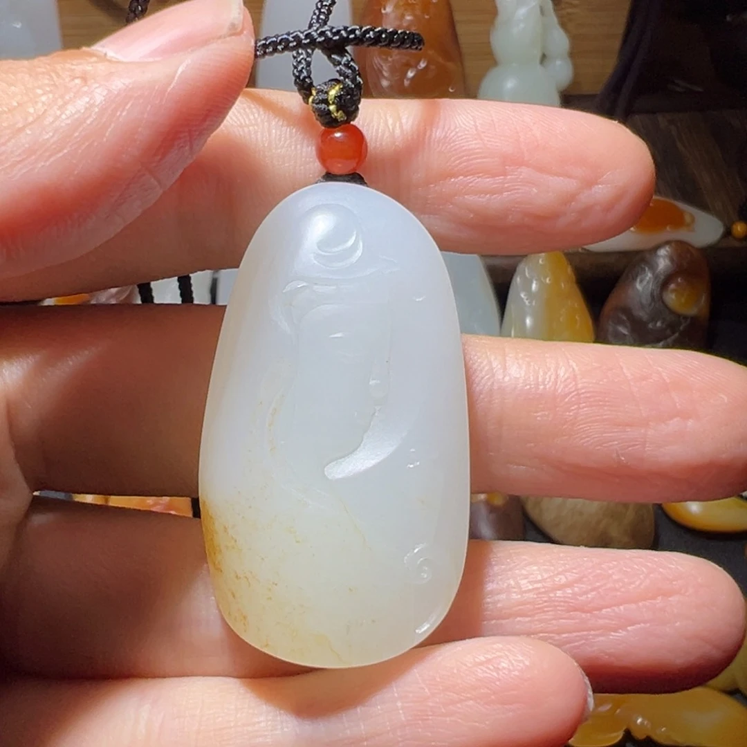 【***】和田玉未镶嵌挂件