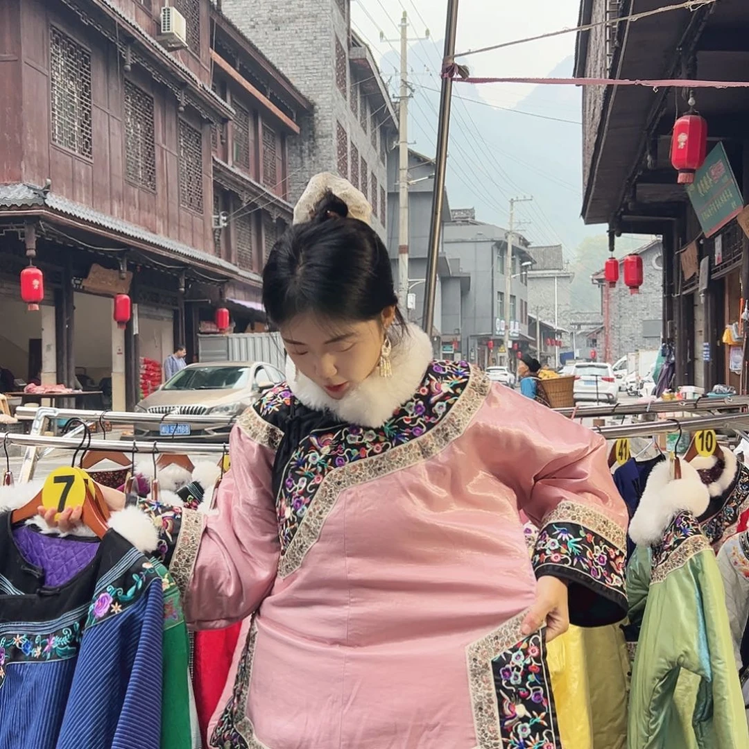 湘西苗族刺绣大花130左右160高