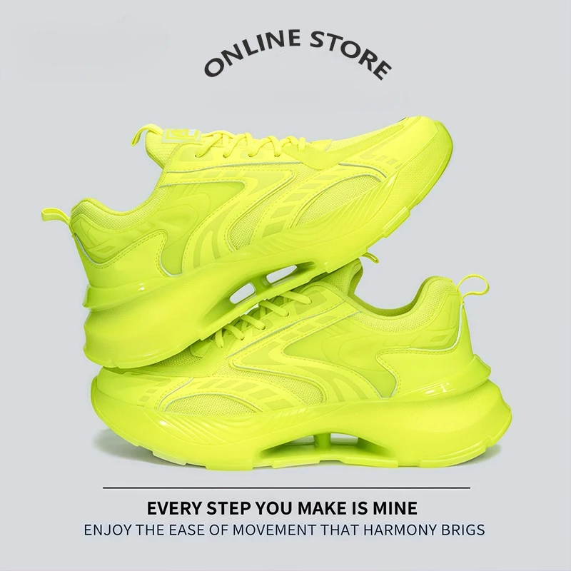 NEW BLUNE新百伦轻便百搭透气夏季休闲舒适网面厚底潮流运动鞋