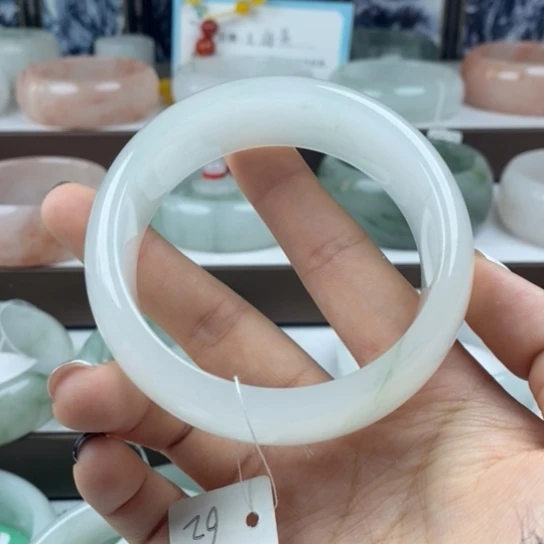 石英质玉（金丝玉）未镶嵌手镯
